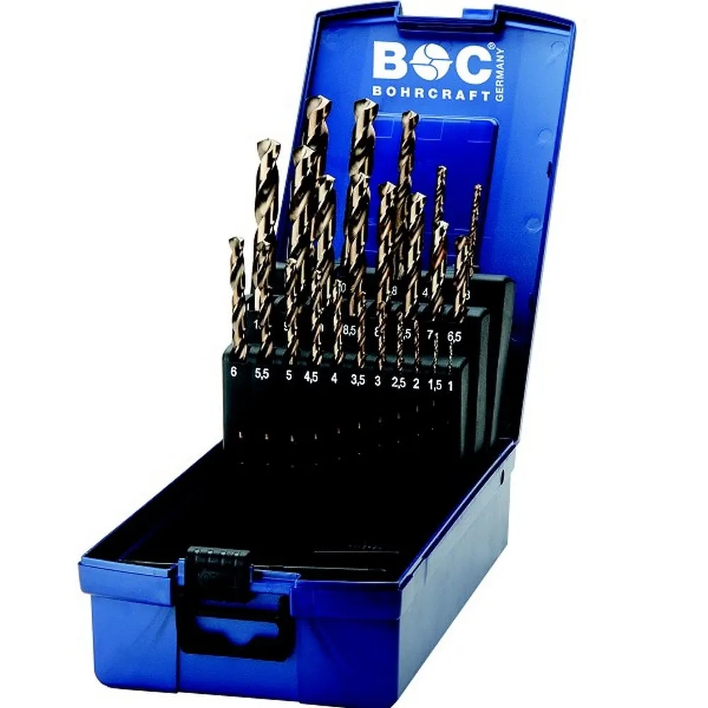 KE24 Coffret 24 forets métaux cobalt HSS-E BOHRCRAFT