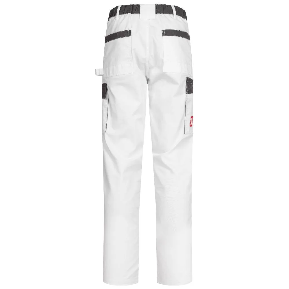 Pantalon de travail blanc et gris NITRAS MOTION TEX LIGHT 7513 - dos