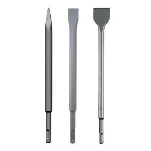 Lot de burins et pointes auto-affûtants SDS-plus pour perforateur