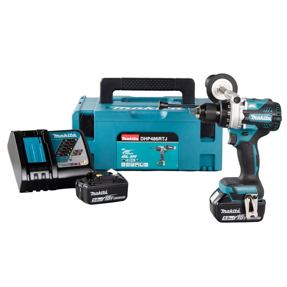 Perceuse visseuse à percussion MAKITA DHP486RTJ 18V 5Ah – Image 6