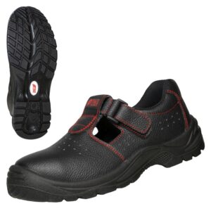 Sandales de sécurité cuir noir S1P-SRC NITRAS BASIC STEP SA 7207