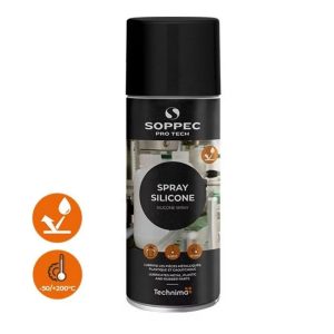 Aérosol Silicone spray SOPPEC 400ml lubrifiant protection