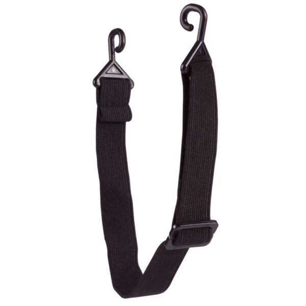 DIYEAH Lot 4 Jugulaires Pour Casque – Sangles élastiques Polyester, Bleu/noir, 45 Cm