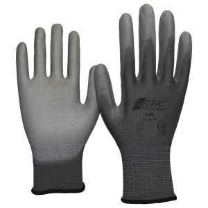 Gants nylon NITRAS 6205 gris – vue recto verso